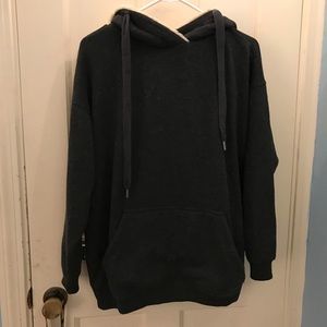 Aerie black oversized hoodie